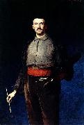 Ludwik de Laveaux Self-portrait with a palette. France oil painting artist
